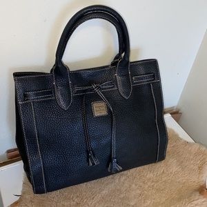 Dooney & Bourke Black Drawstring Handbag/Purse